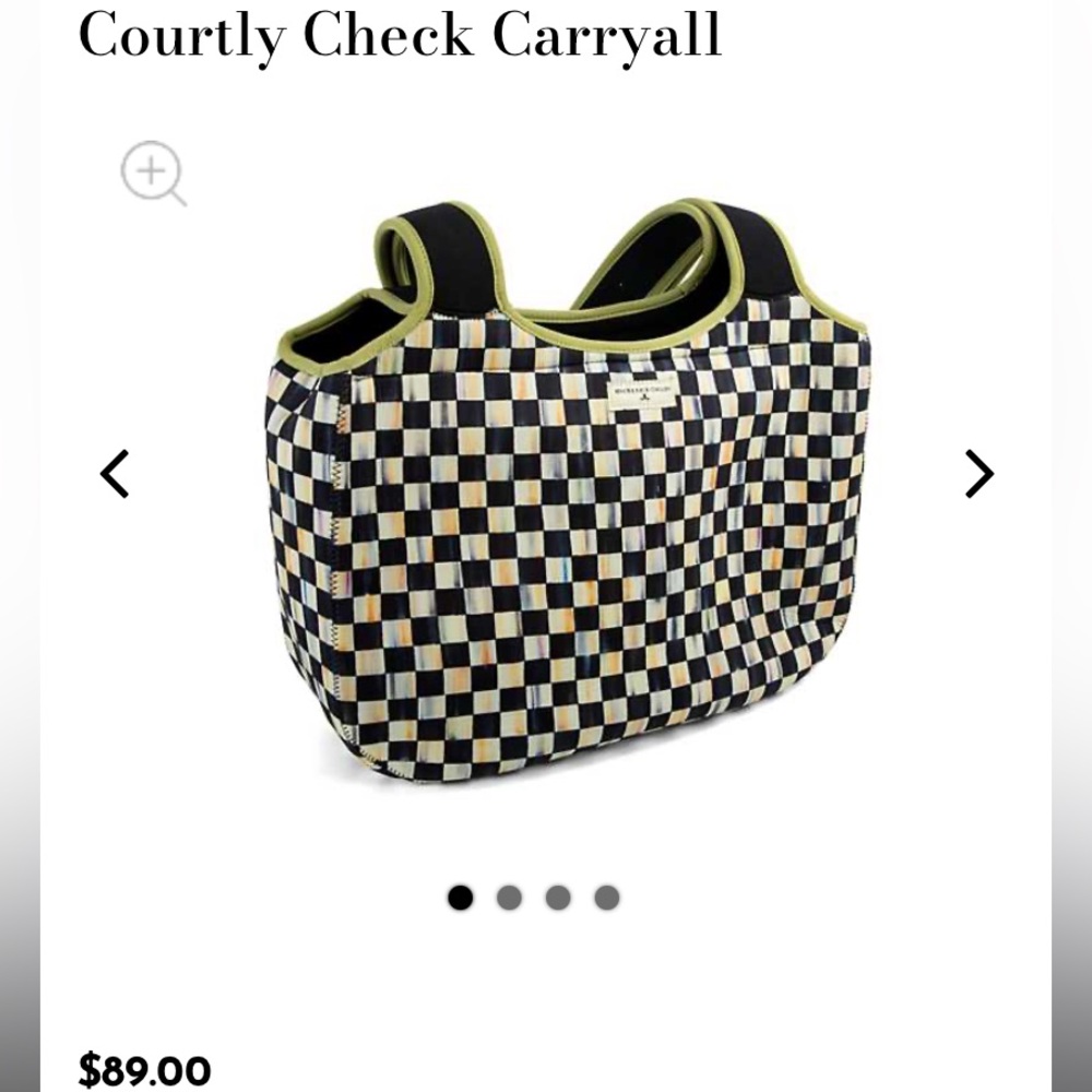 Mackenzie-Childs Courtly Check Caryall